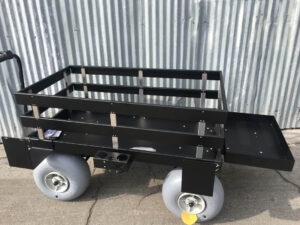 Black Sandhopper with double rails with cup holders