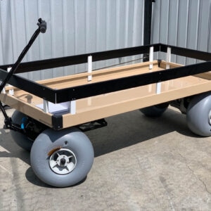 34"X72" Sandhopper in sand color with single rails